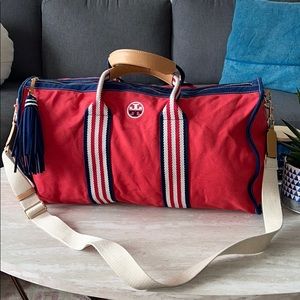 Tory Burch Embroidered-T Weekender